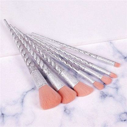 Frosted Unicorn Ombre Makeup Brush Set Makeup Brushes Pink Sweetheart