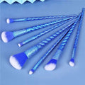 Frosted Unicorn Ombre Makeup Brush Set - Pink Sweetheart