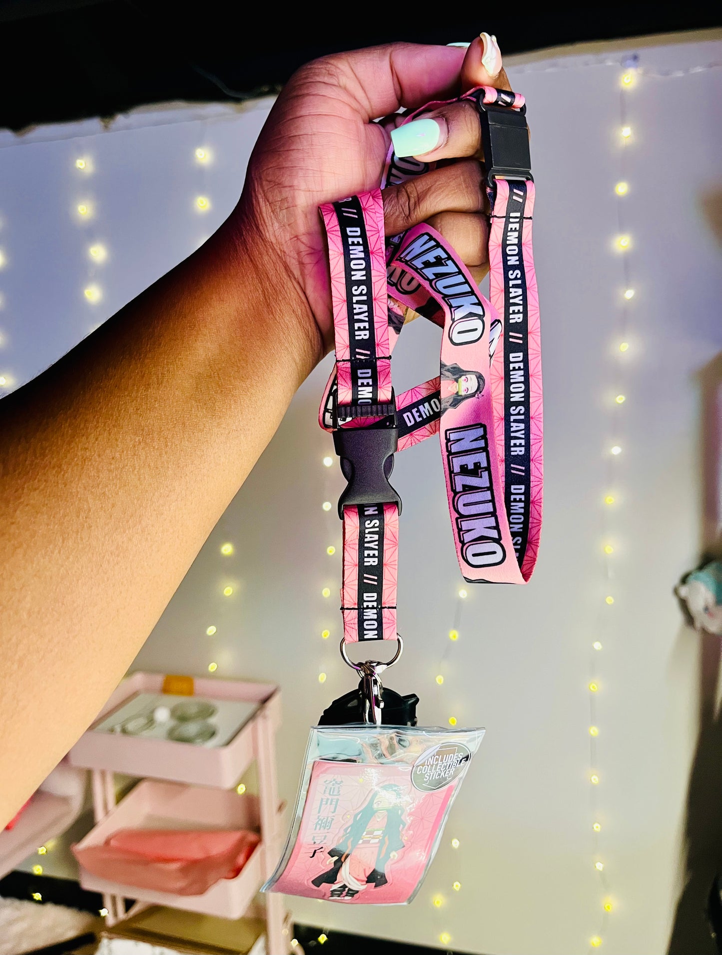 Demon Slayer Nezuko Lanyard Keychain