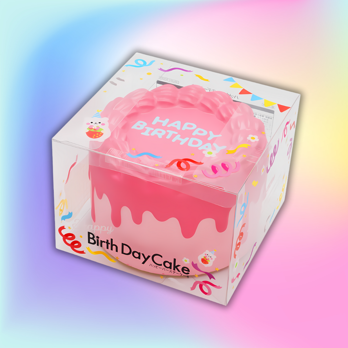 Birthday Cake Jumbo Scented Squishy