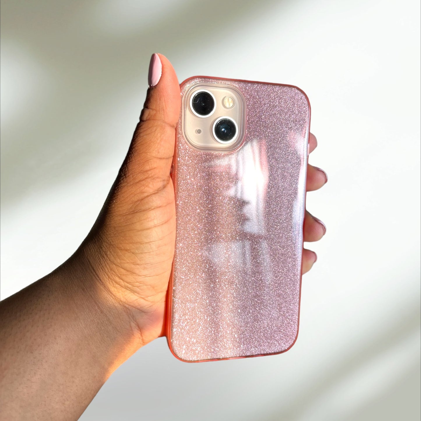 Pink Glitter iPhone 13 Case PREOWNED