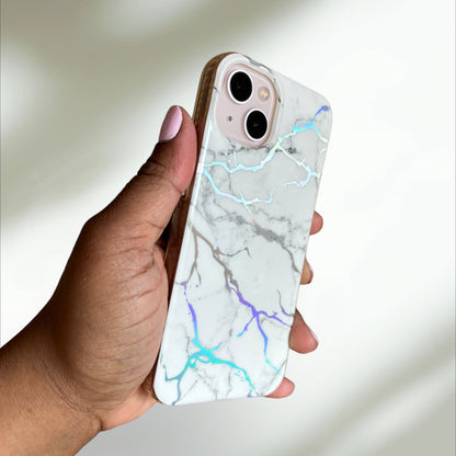 White Marble iPhone 13 Case PREOWNED