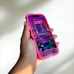 Hot Pink Tufted iPhone 13 Case PREOWNED
