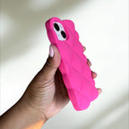 Hot Pink Tufted iPhone 13 Case PREOWNED