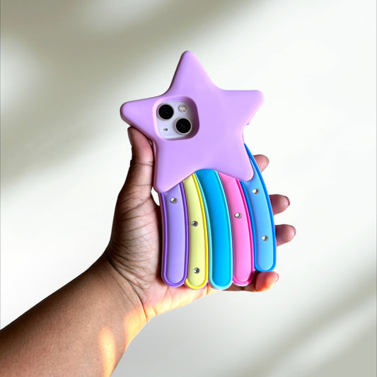 Shooting Rainbow Star iPhone 13 Phone Case PREOWNED