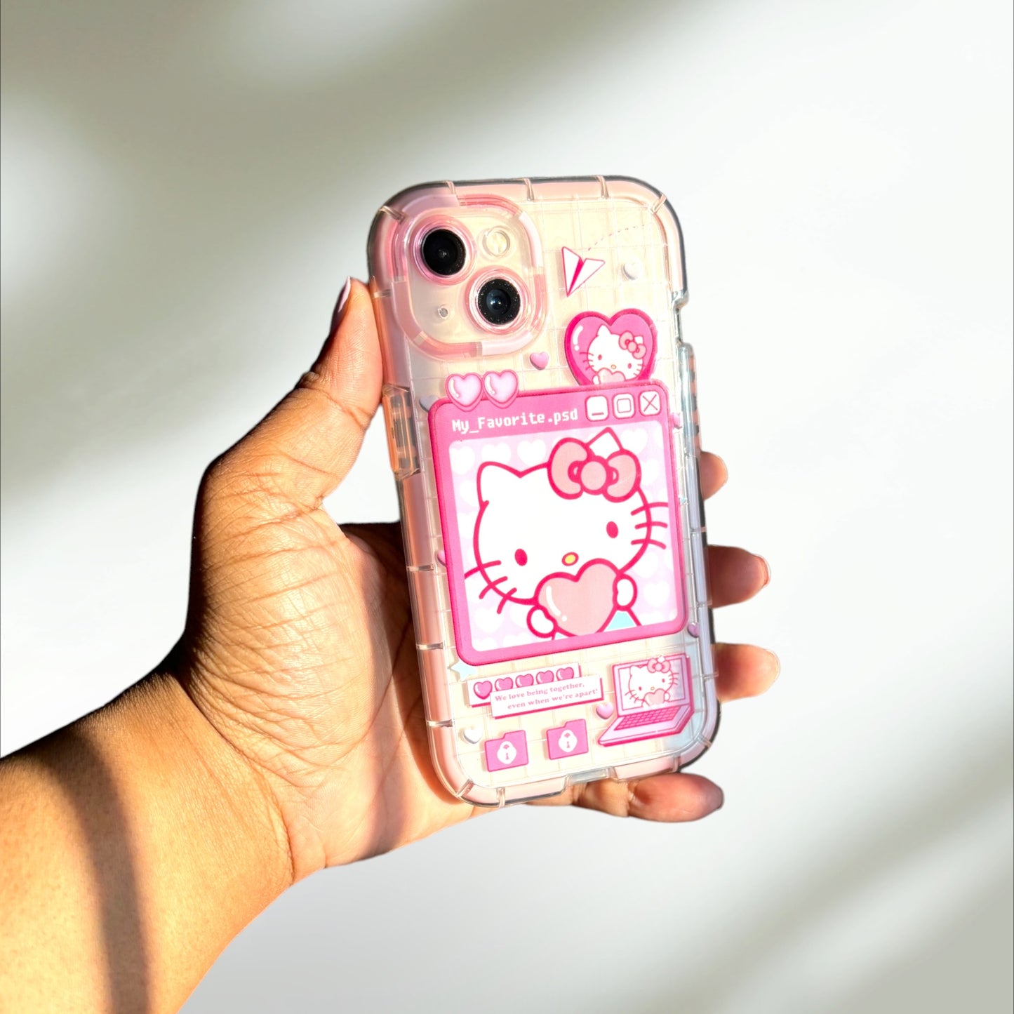 Pink Hello Kitty iPhone 13 Phone Case PREOWNED