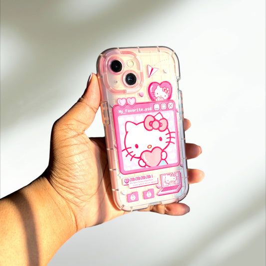 Pink Hello Kitty iPhone 13 Phone Case PREOWNED