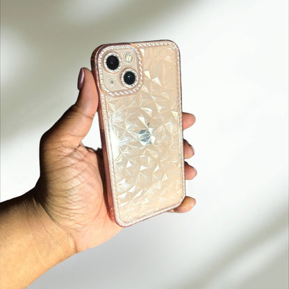 Pink Diamond Cut iPhone 13 Case PREOWNED