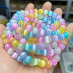 Rainbow Jelly Candied Beaded Bracelet 1pc