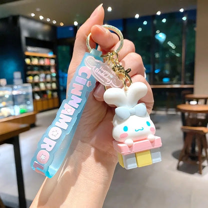 Cinnamoroll Birthday Present Surprise Keychain