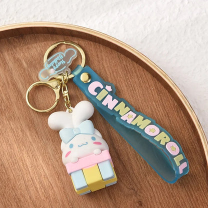 Cinnamoroll Birthday Present Surprise Keychain