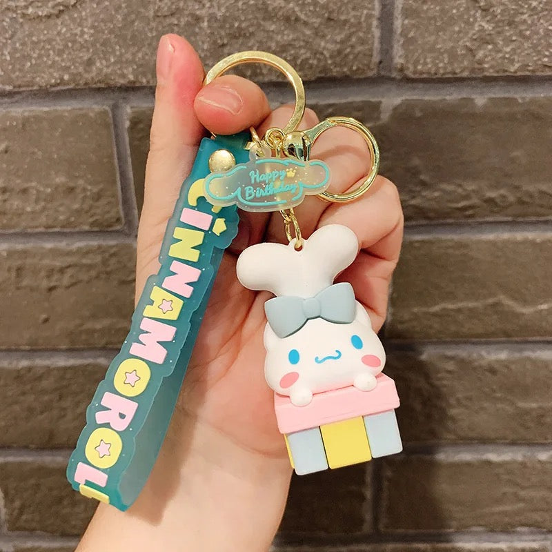 Cinnamoroll Birthday Present Surprise Keychain