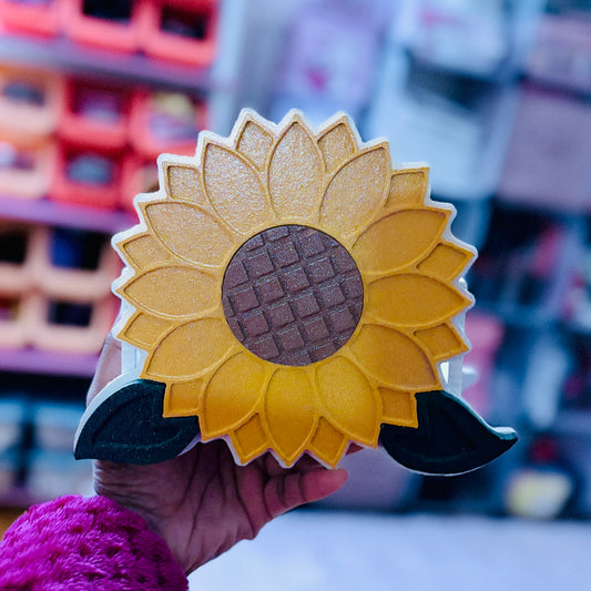 Yellow Sunflower Storage Organizer