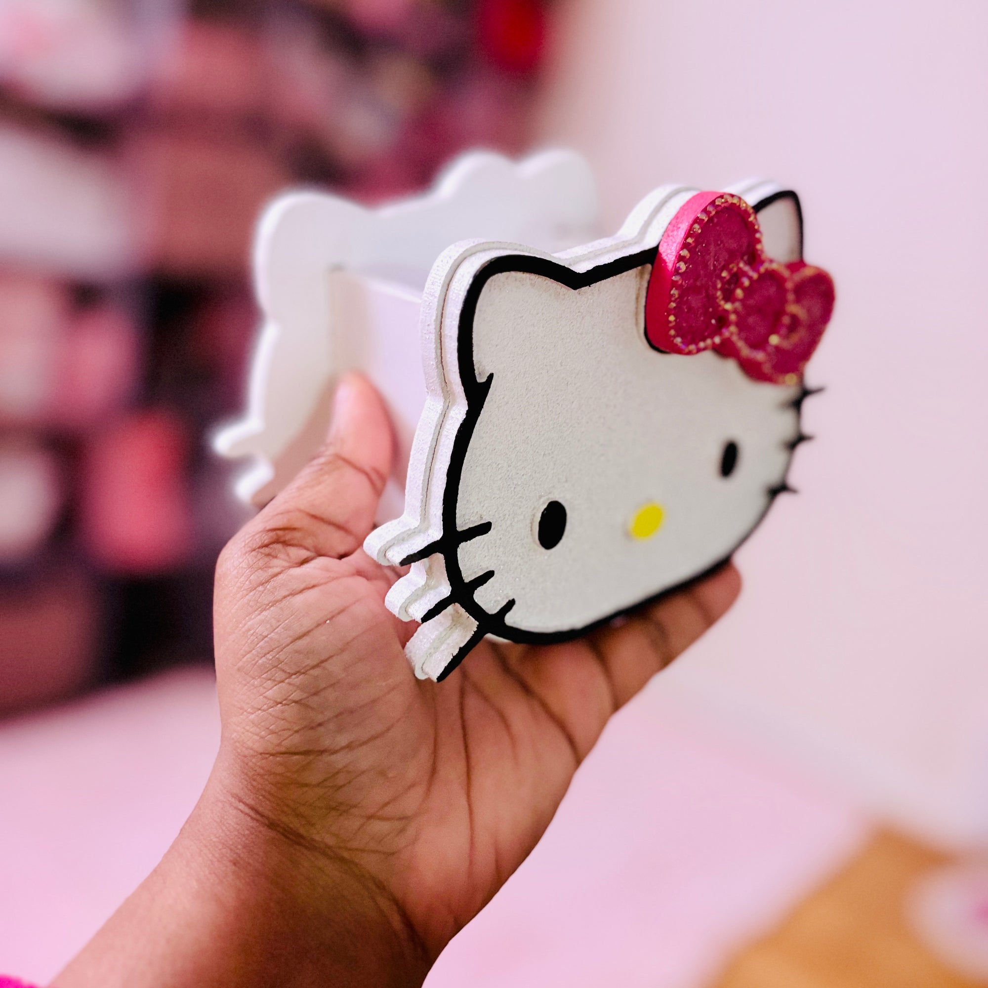 Cute Kitty Storage Organizer