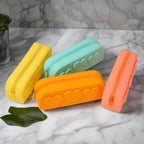 Silicone Embossed Hearts Cosmetic Bag
