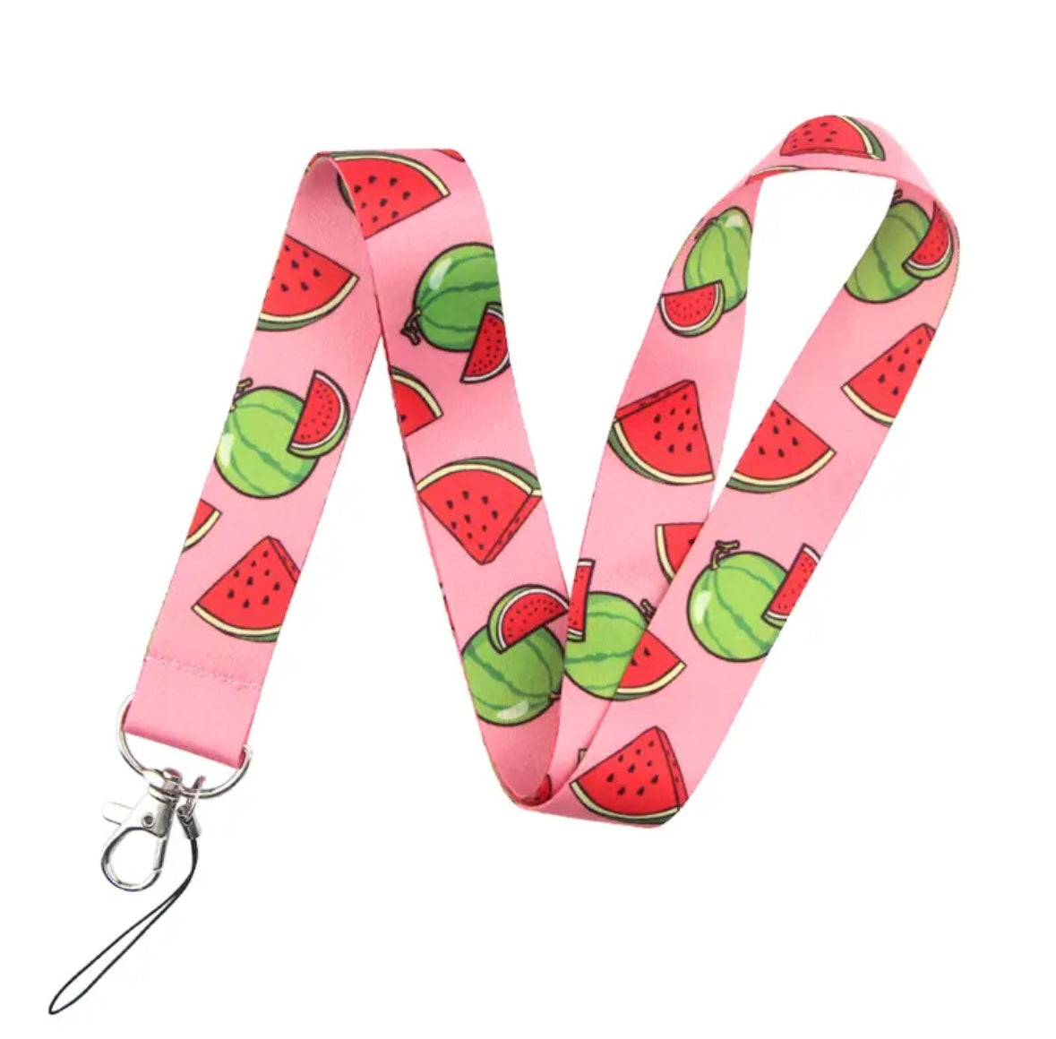 Cute Pattern Design Strap Lanyard Keychain