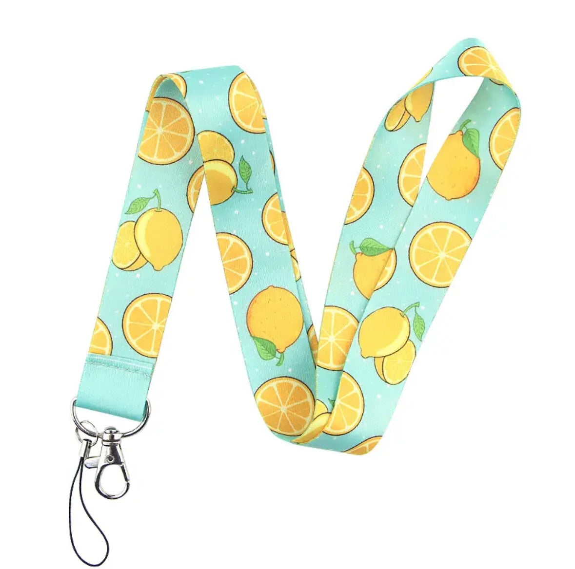 Cute Pattern Design Strap Lanyard Keychain