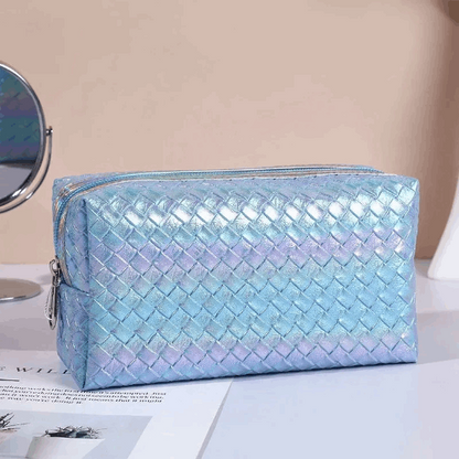 Metallic Pearl Cosmetic Makeup Bag Pouch Cosmetic & Toiletry Bags Pink Sweetheart