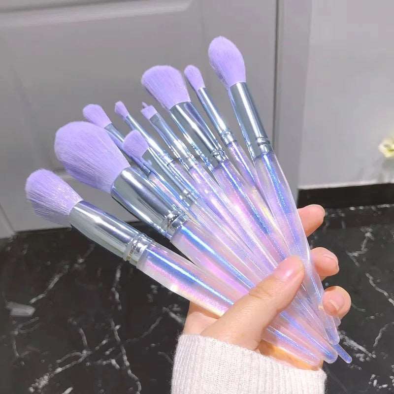 Mystical Fairy Pearlescent Makeup Brush Set Makeup Brushes Pink Sweetheart