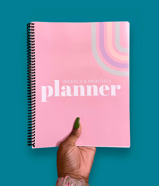Pastel Weekly & Monthly Motivational Planner
