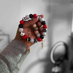 Animal Print Chunky Silicone Wristlet Keychain
