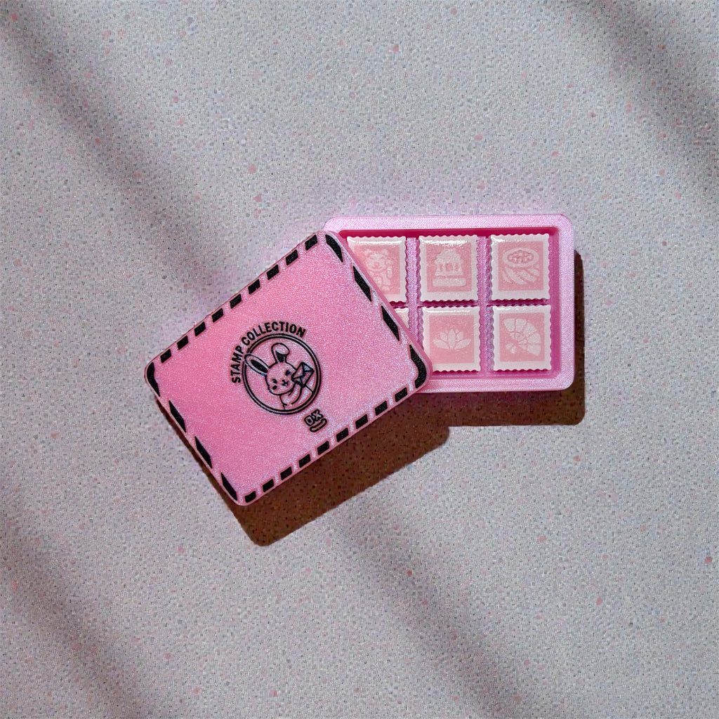 Pink Stamp Collection Clicker Fidget