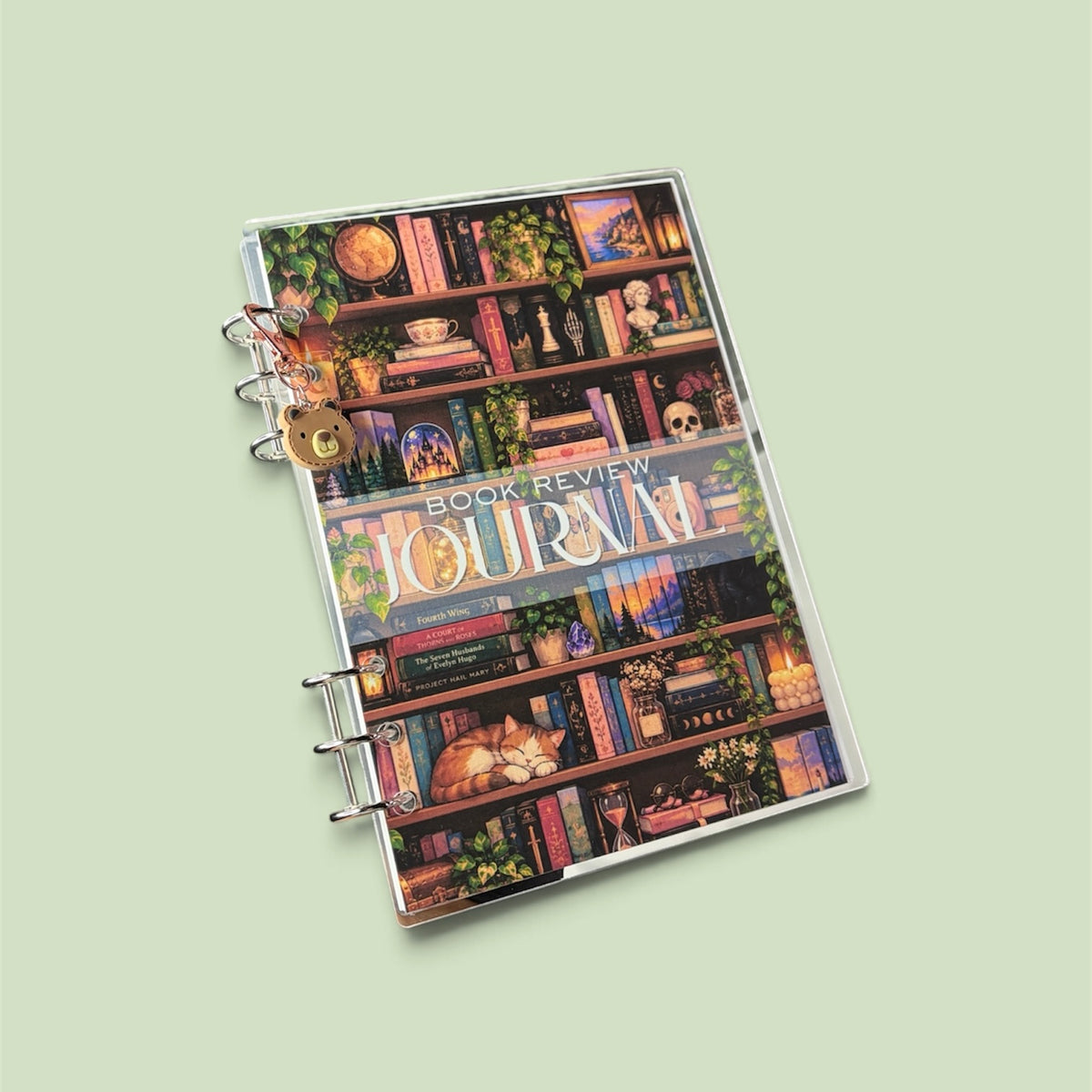 Acrylic Clear Cover Book Tracker