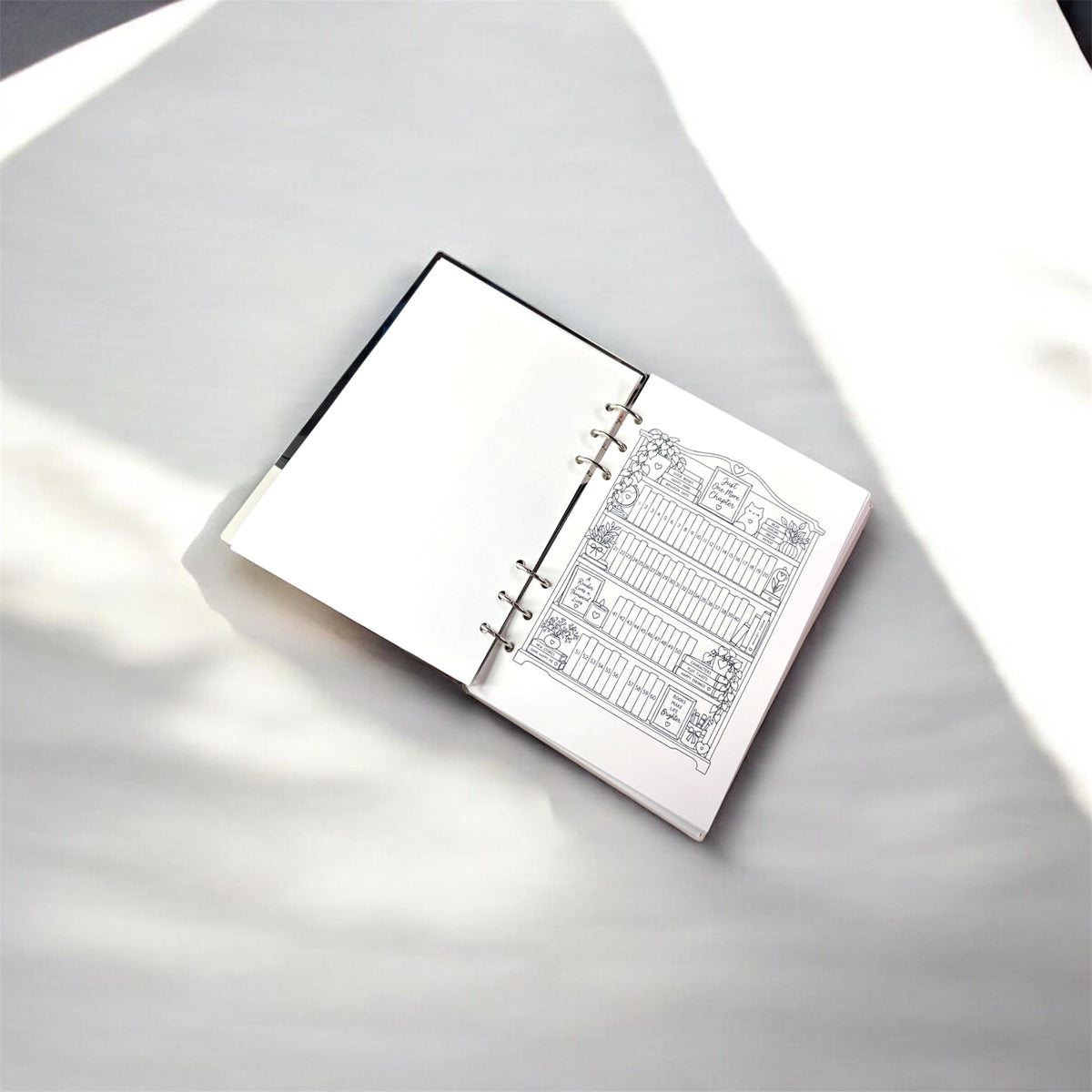 Acrylic Clear Cover Book Tracker