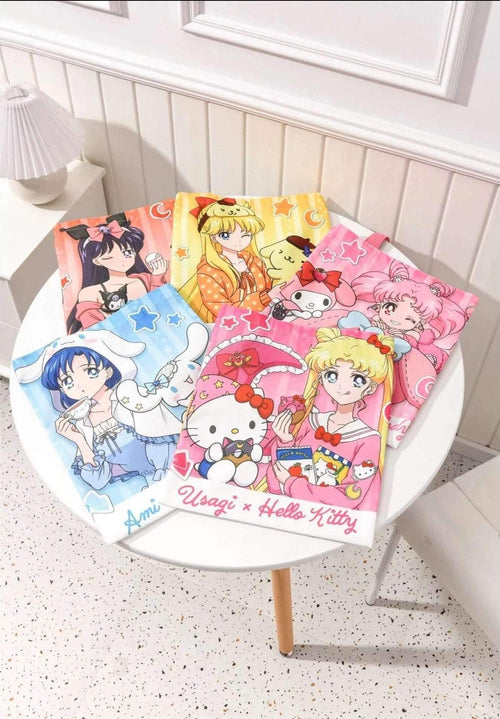 Chibiusa Tsukino x My Melody Pink Canvas Tote Bag - Pink Sweetheart