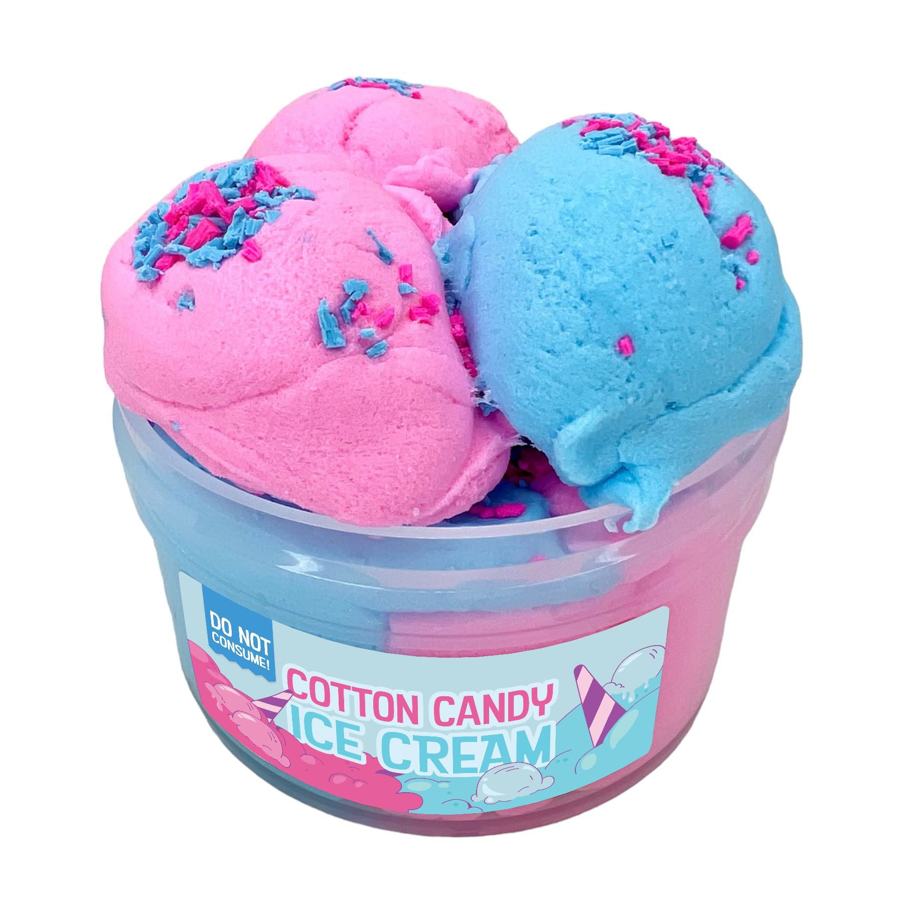 Cotton Candy Ice Cream Slime