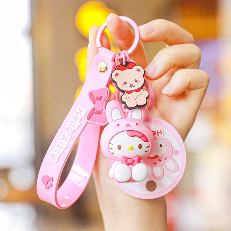 Sanrio Cuddle Cutie Charm Keychain Keychains Pink Sweetheart