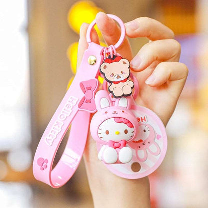 Sanrio Cuddle Cutie Charm Keychain Keychains Pink Sweetheart