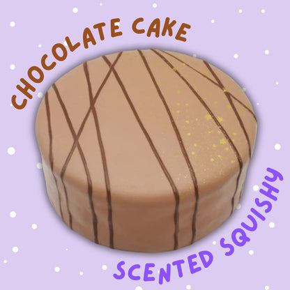 Milk Chocolate Sachertorte Cake Jumbo Scented Squishy