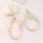Pastel Flower Rainbow Beaded Charm Accessory