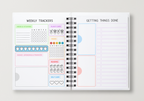 6 Month Undated Hardcover Planner