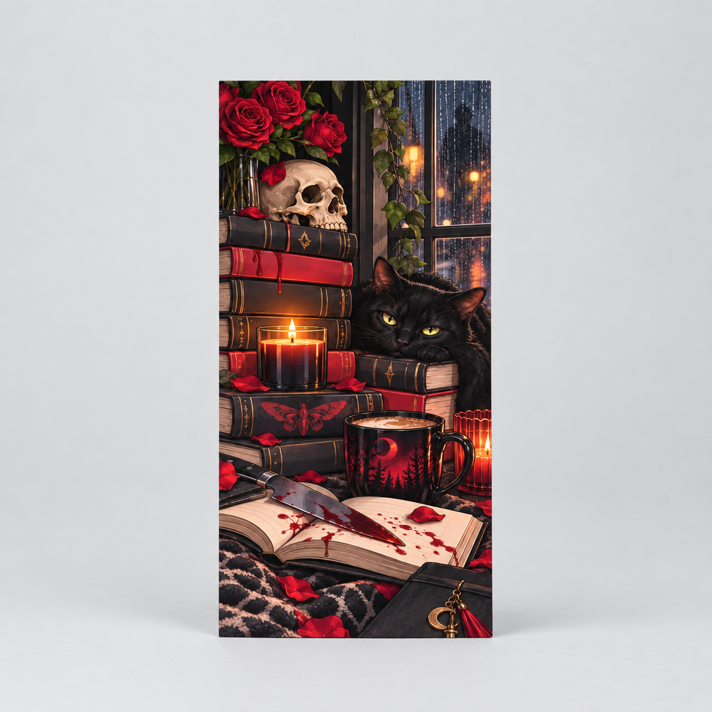 Wide Glossy Bookish Bookmark
