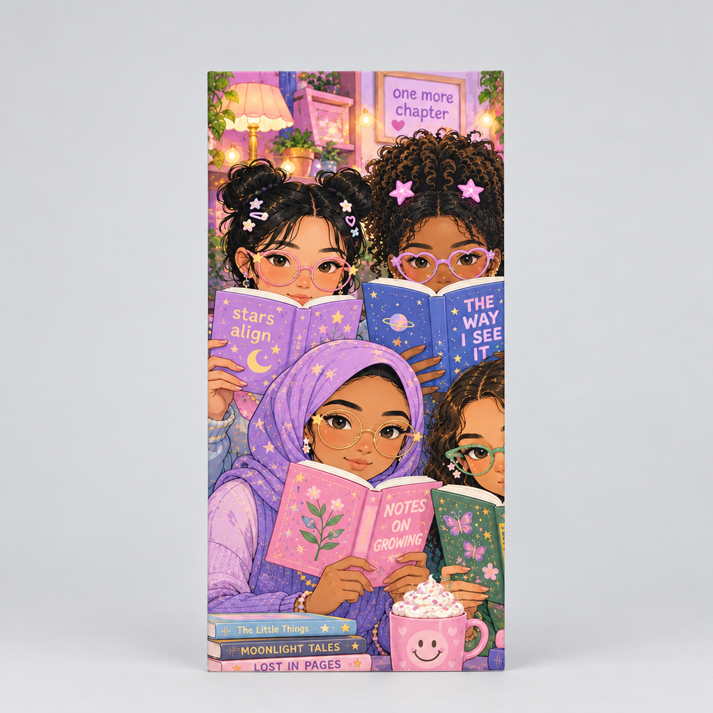 Wide Glossy Bookish Bookmark