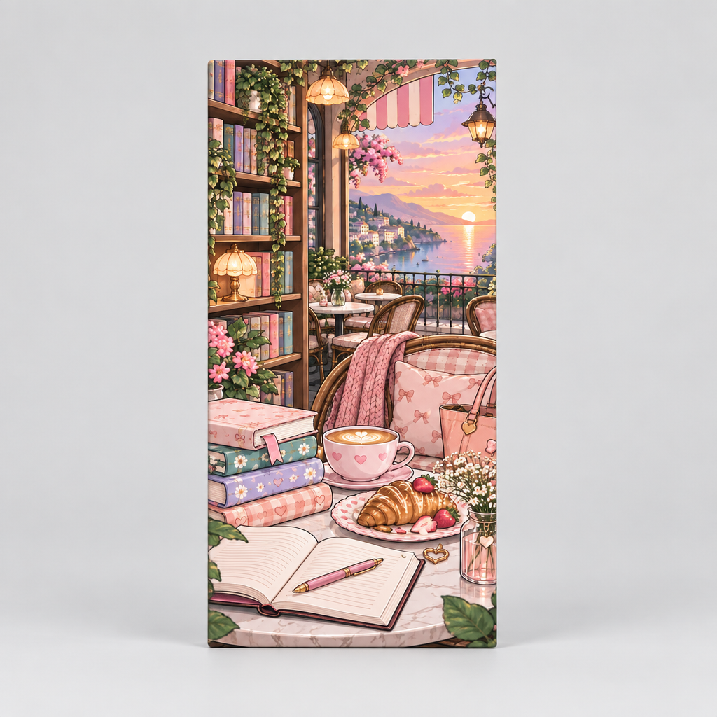 Wide Glossy Bookish Bookmark