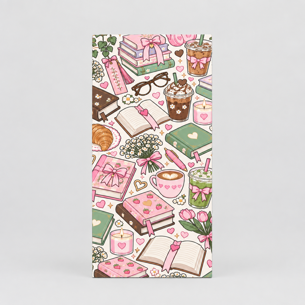 Wide Glossy Bookish Bookmark