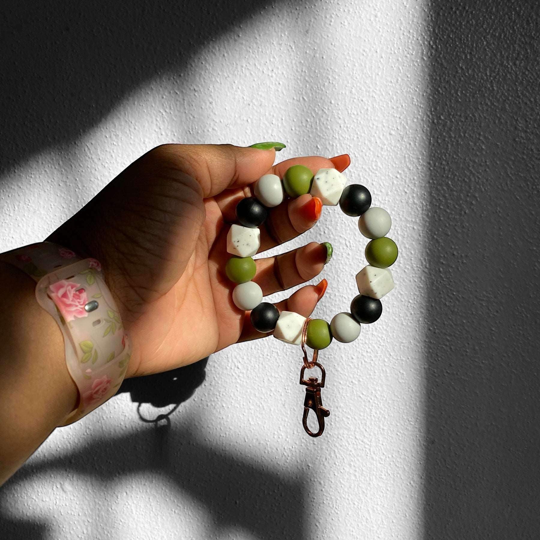 Aesthetic Vibes Chunky Silicone Beaded Keychain - Tom Boy