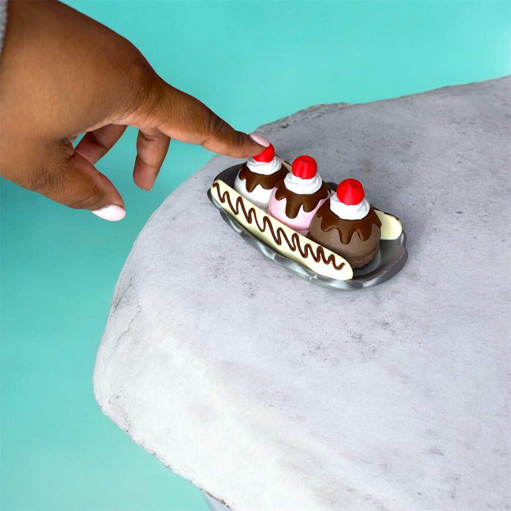 Banana Split 3-Sound Clicker Fidget
