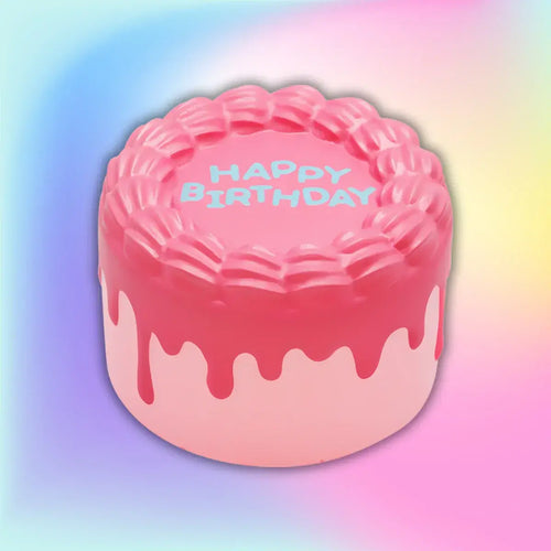 Birthday Cake Jumbo Scented Squishy - Pink Strawberry Scent