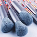 Birthday Cupcake Sprinkles Makeup Brushes
