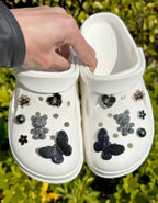 Black Onyx Fantasy Clog Charms Set