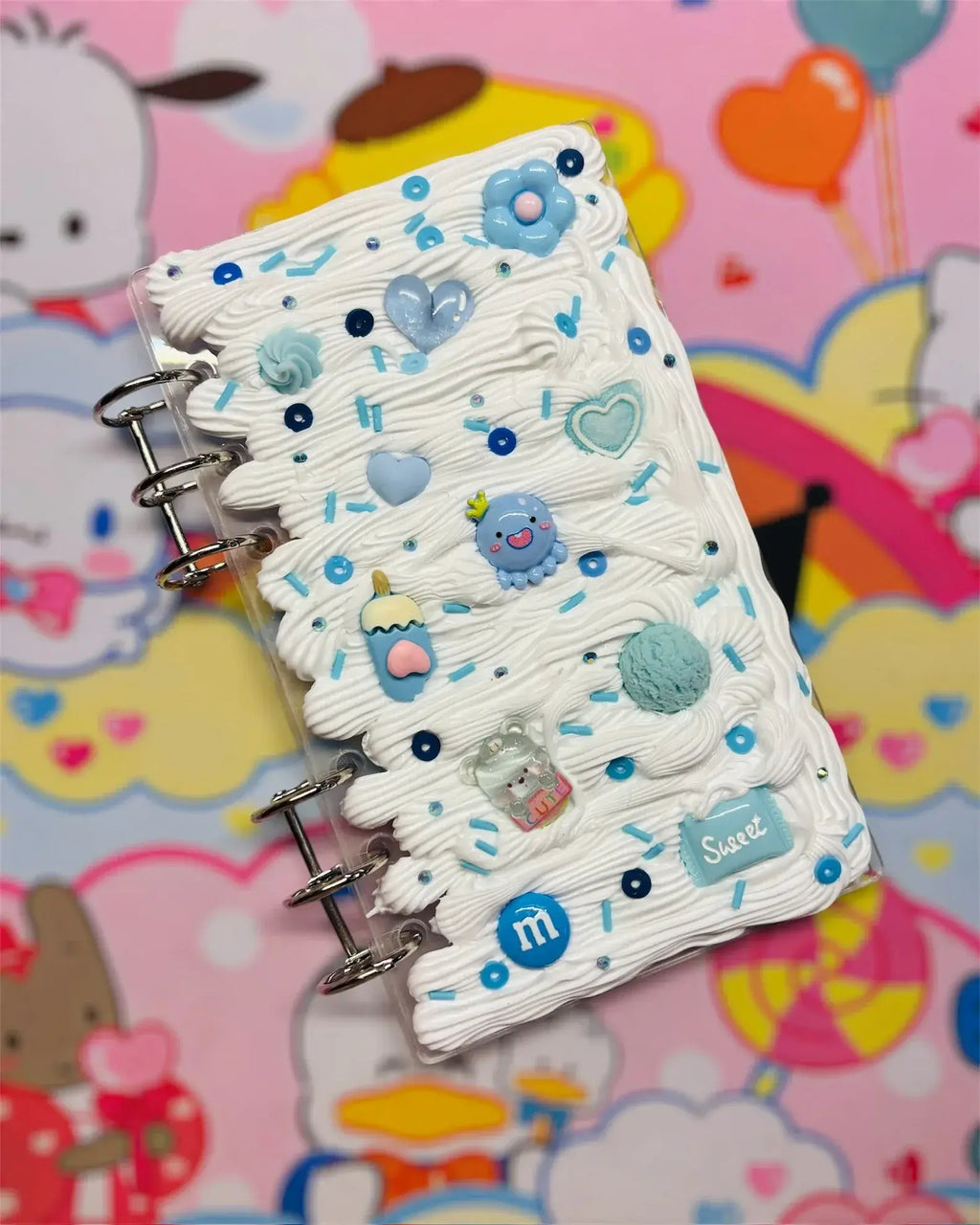 Blue Razzle Decoden Cream Acrylic Binder