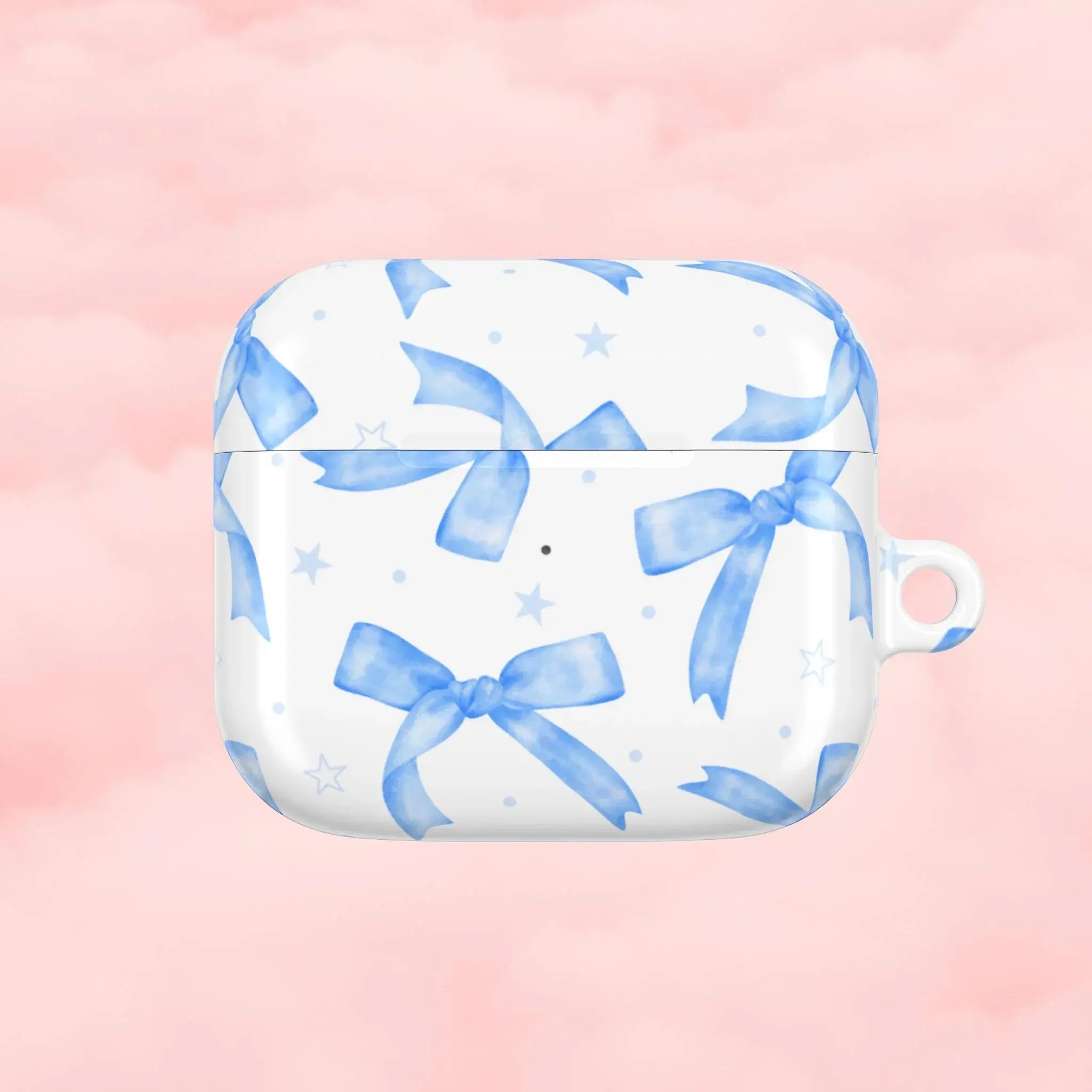 Blue Ribbon AirPod Case - AirPods Gen 3 / White / Glossy