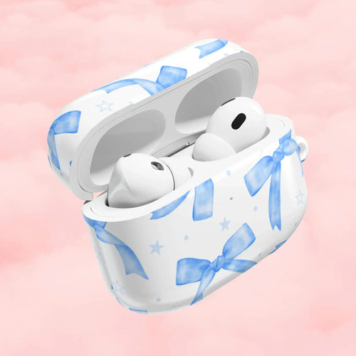 Blue Ribbon AirPod Case - AirPods Pro Gen 1 / White / Glossy