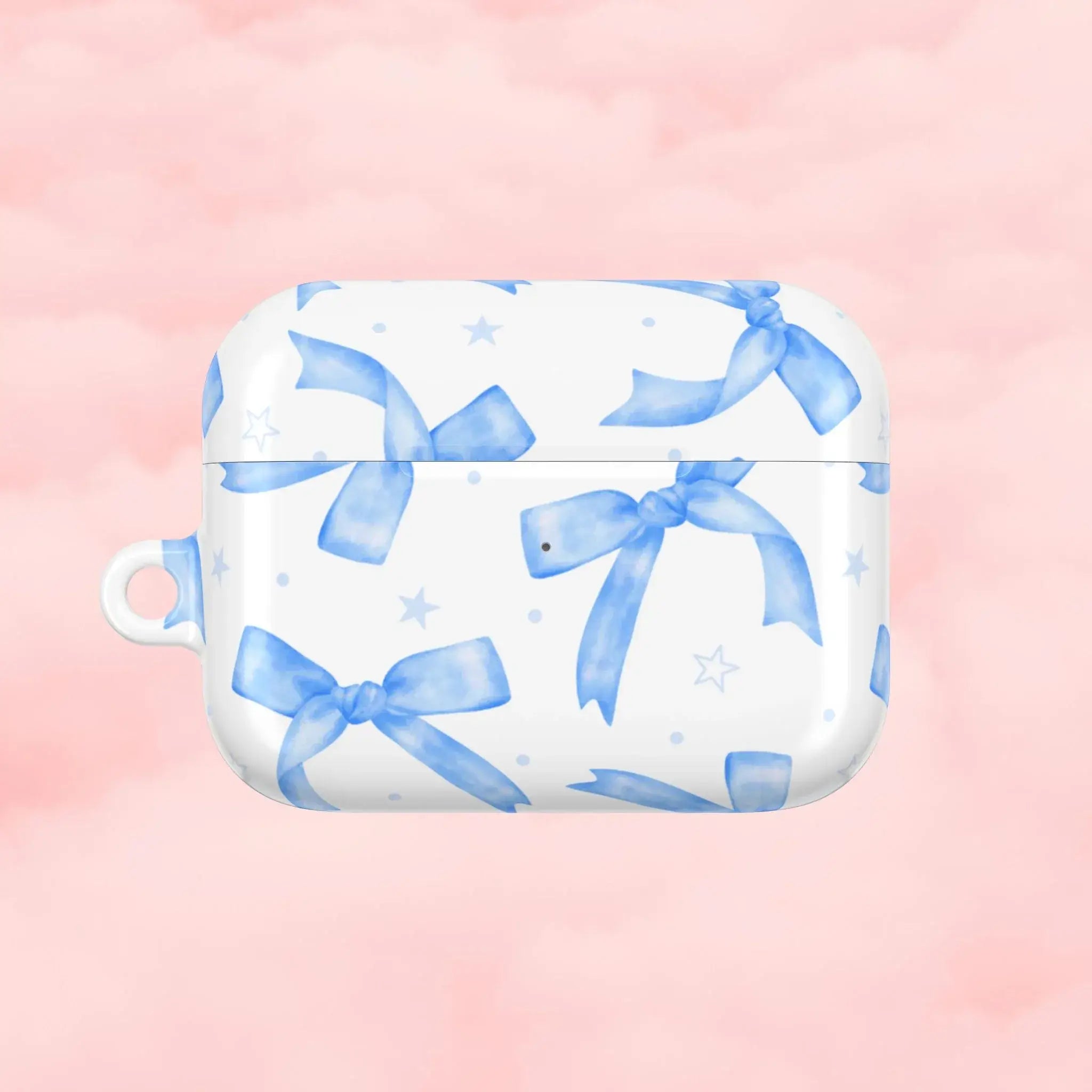 Blue Ribbon AirPod Case - AirPods Pro Gen 2 / White / Glossy