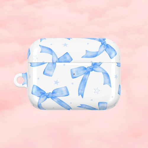 Blue Ribbon AirPod Case - AirPods Pro Gen 2 / White / Glossy