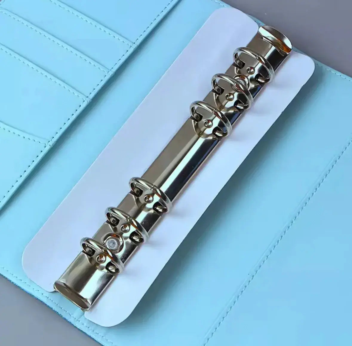 Blue Sapphire Shimmer Holographic A6 Budget Binder